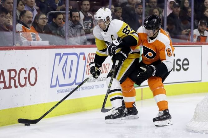 Murray, Crosby lead Penguins past Flyers 4-1