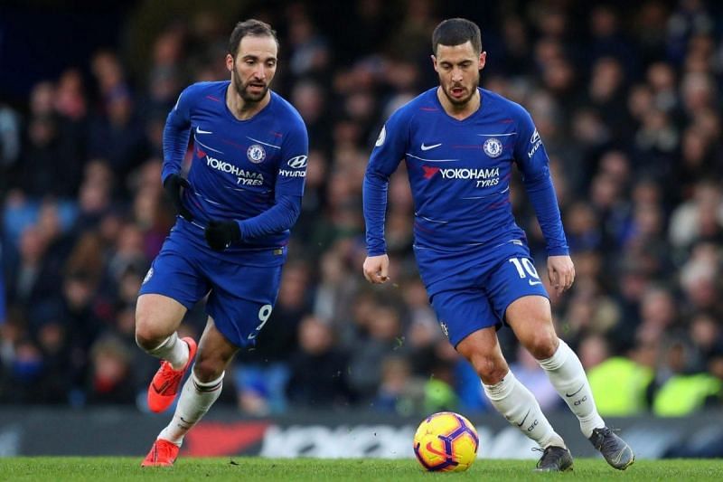 Higuain and Hazard are playing well together