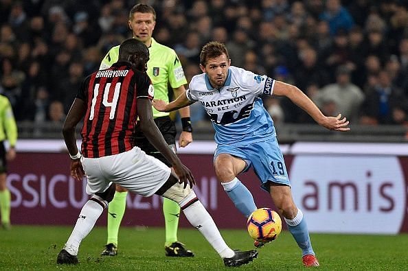 Bakayoko in action for AC Milan