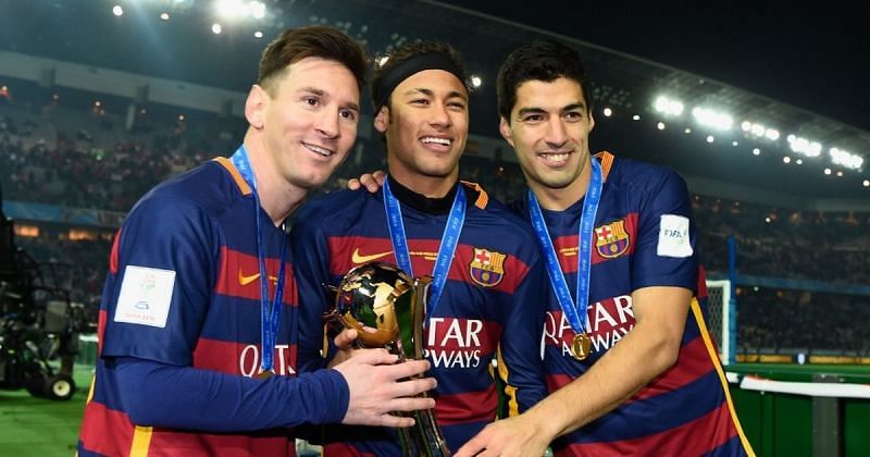Messi, Suarez and Neymar formed the unstoppable MSN