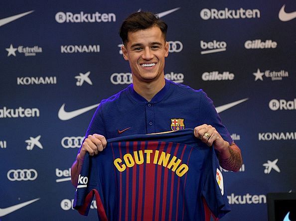 Coutinho joined Barcelona from Liverpool in 2018