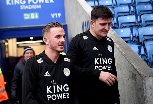 Leicester have numerous England internationals, including James Maddison and Harry Maguire