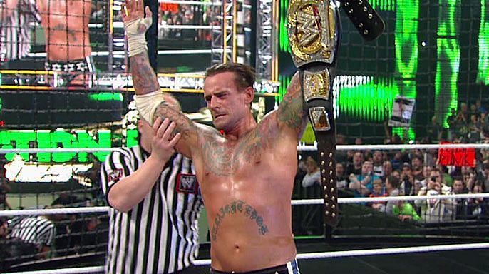 CM Punk retained the WWE Championship at the 2012 Elimination Chamber pay per view.