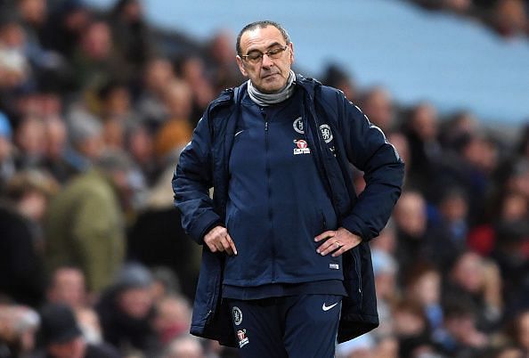 Maurizio Sarri is under pressure