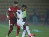Panagiotis Triadis' crosses wreaked havoc on the Delhi Dynamos' defenders (Image Courtesy: ISL)