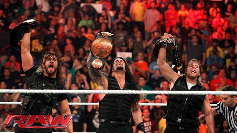 The Shield with secondary golds in WWE