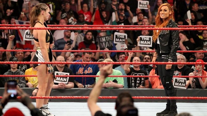 Bitter rivals - Ronda Rousey and Becky Lynch