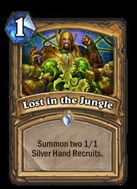 Image result for lost in the jungle hearthstone