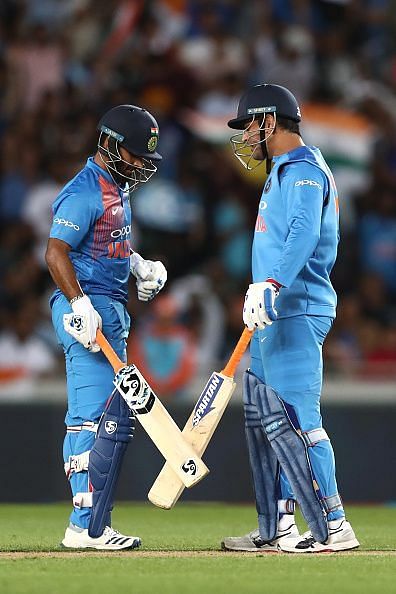 Rishabh Pant and MS Dhoni