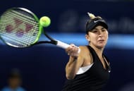 Belinda Bencic at Dubai Duty-Free Tennis Championships - Day Four