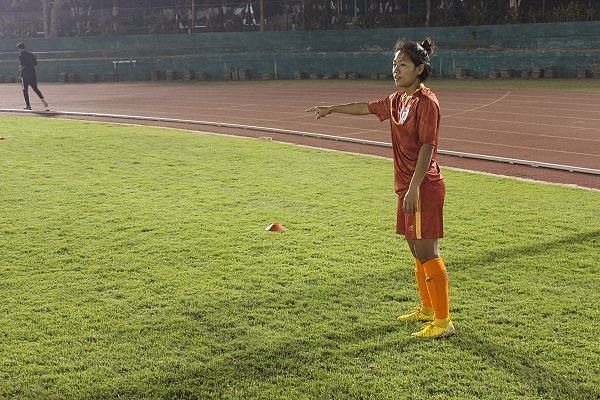 Dangmei Grace, Indian women&#039;s football team winger