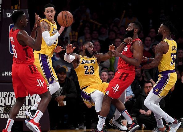 Houston Rockets v Los Angeles Lakers