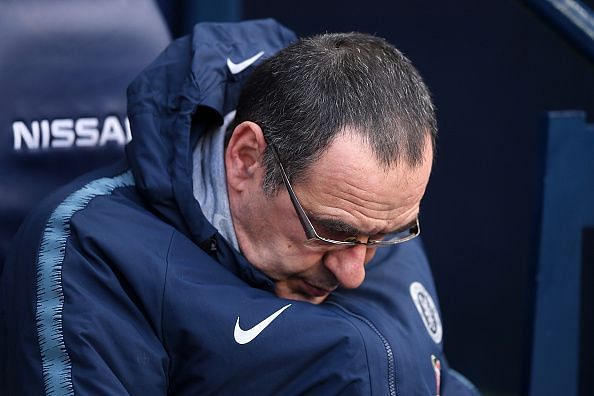Chelsea are struggling under Maurizio Sarri