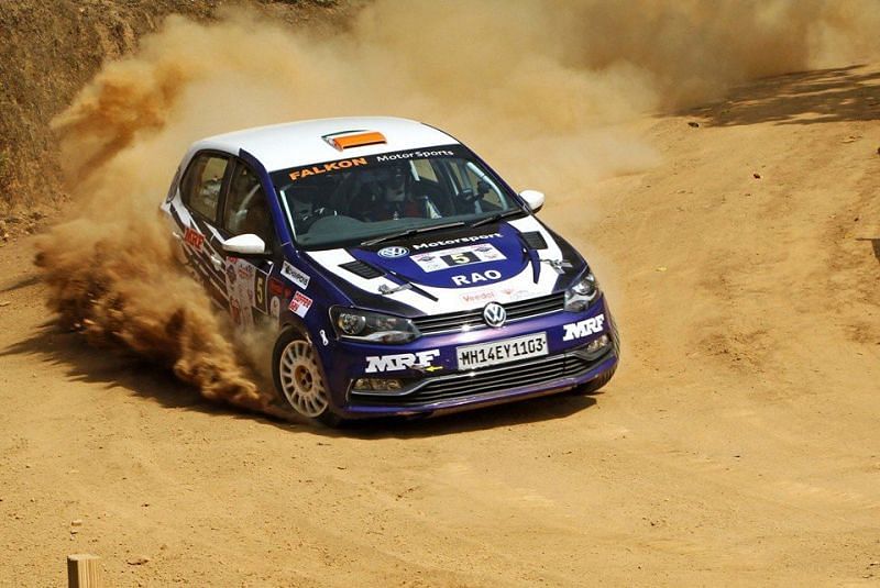 INRC 3 Champion Vikram Rao&#039;s Polo in action