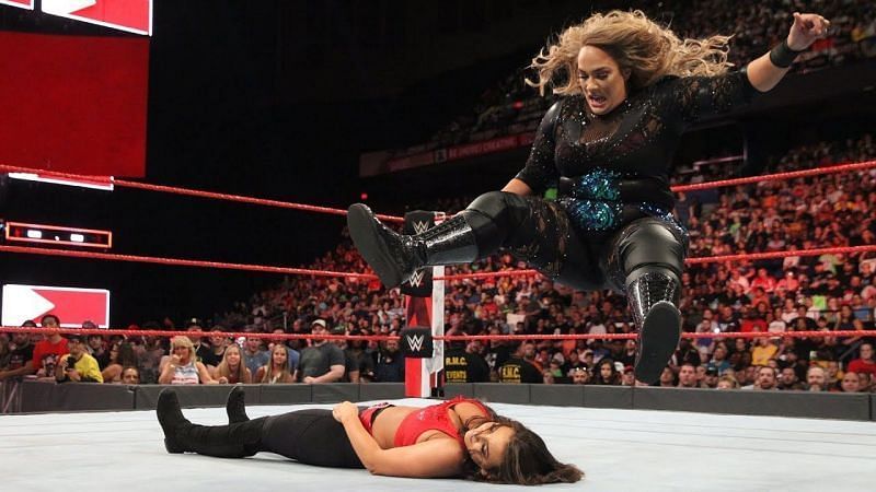 Nia Jax in action on Raw