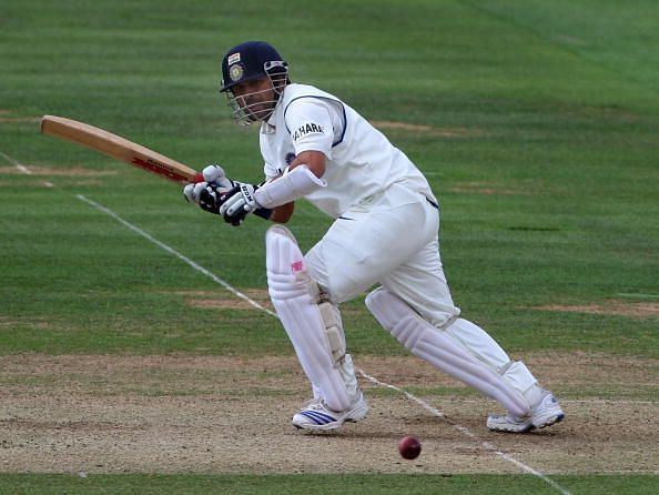 Tendulkar batting against England