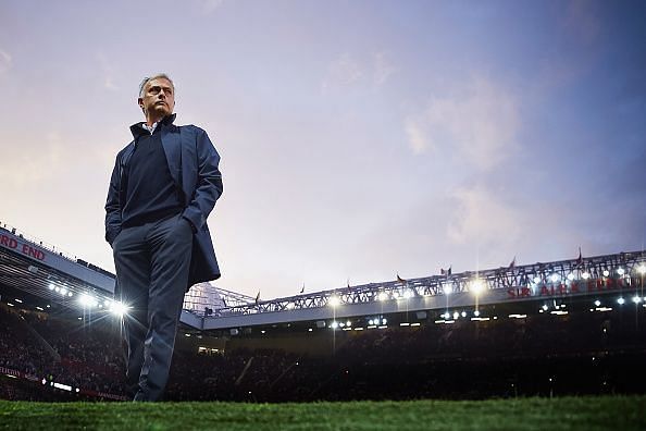 Jose Mourinho was in charge of Manchester United for two and a half seasons