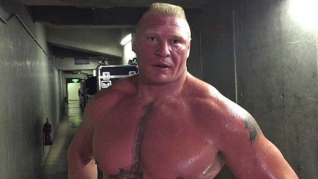 Image result for Brock Lesnar backstage