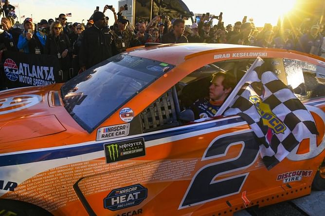 Built Ford Tough: Keselowski shakes off flu to win Atlanta