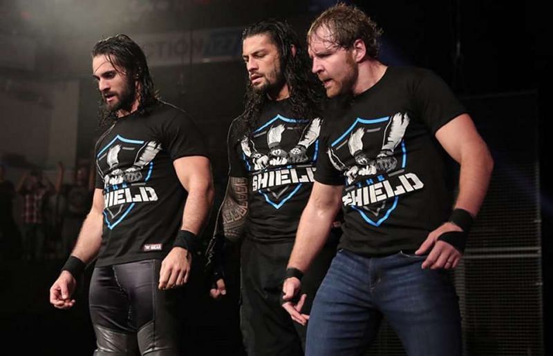 Roman Reigns, Seth Rollins, and Dean Ambrose