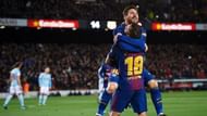 Jordi Alba's pass to Lionel Messi has become a trademark move for the Catalans.