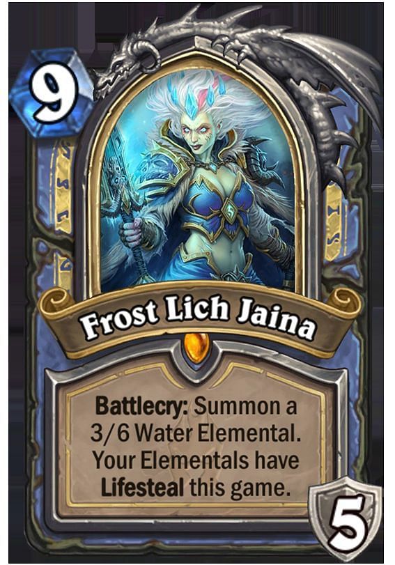 Image result for frost lich jaina hearthstone