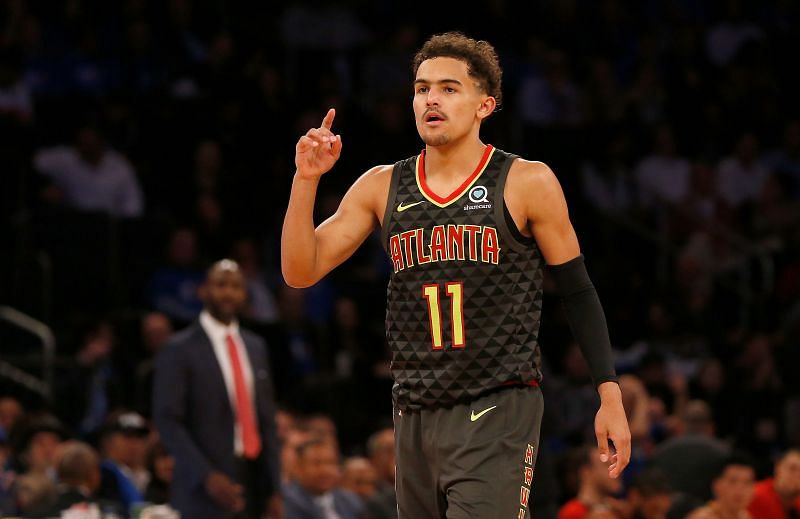Trae Young leads his fellow rookies in the assists category.