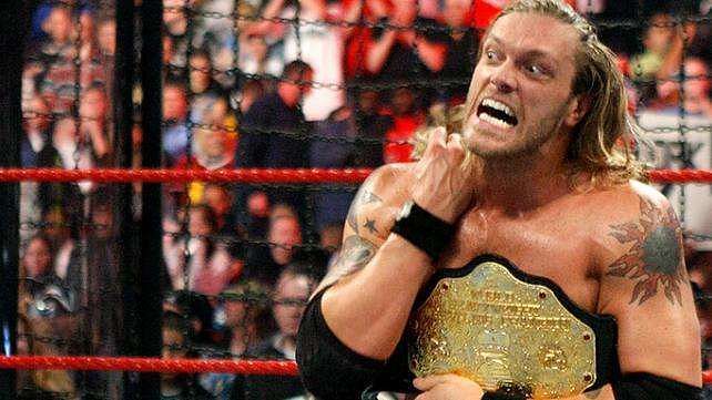 Edge winning the Elimination Chamber