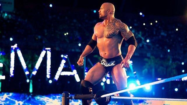 The Rock inside the ring