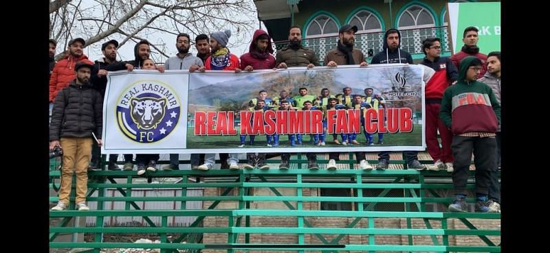 Real Kashmir fans disappointed as Minerva Punjab fail to turn up for their I-League match (Image: Twitter)