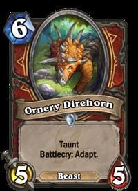 Image result for Ornery Direhorn hearthstone