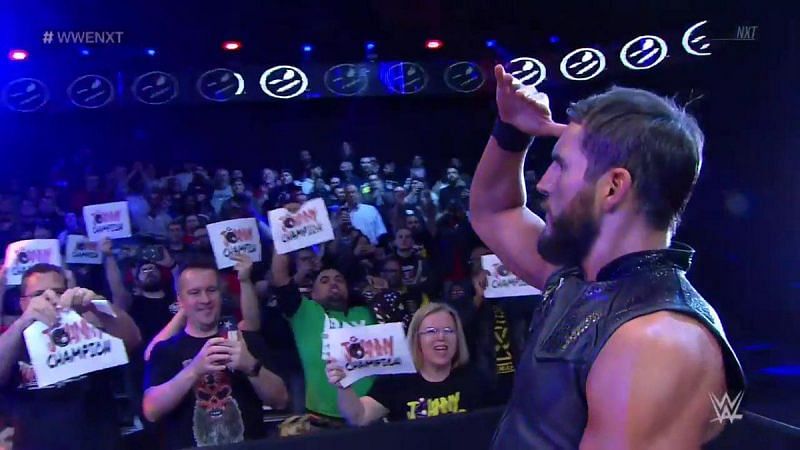 Johnny Gargano looked to defend the NXT North American Championship for the first time