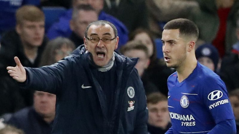 Sarri has taken a swipe at Chelsea players on several occasions