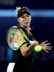 Belinda Bencic at Dubai Duty Free Tennis Championships - Day Five