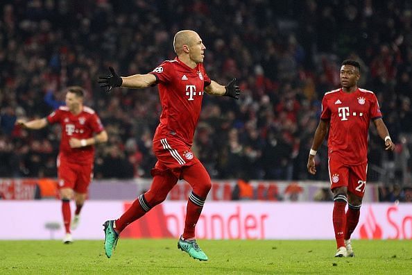 Arjen Robben&#039;s shot to the top corner has been a feature of his game.