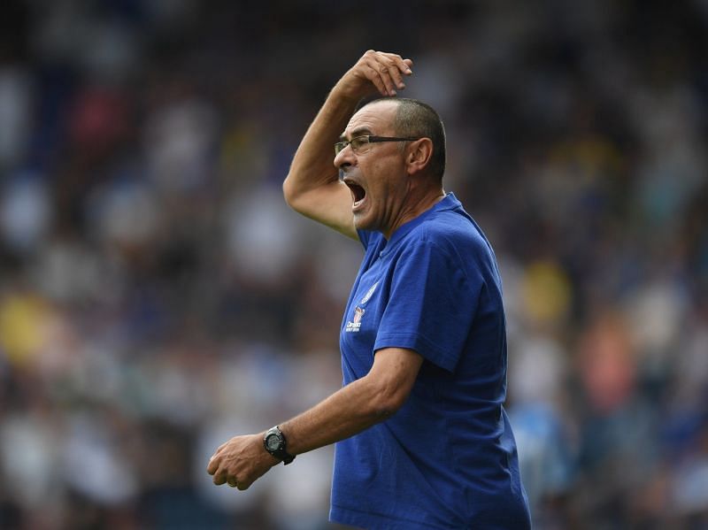 Maurizio Sarri is struggling to make his system work at Chelsea