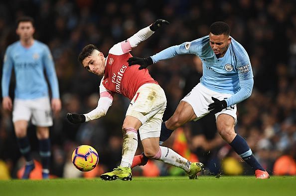 Torreira won 5/6 tackles and completed 6 interceptions vs Manchester City