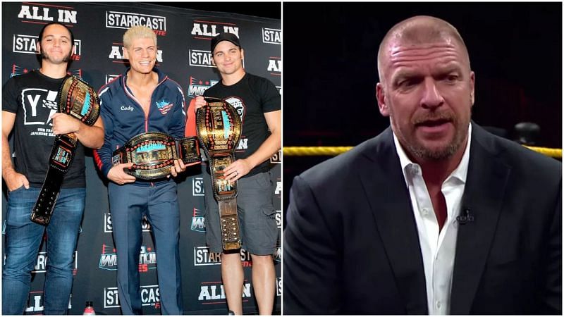 Cody &amp; The Young Bucks and Triple H are the Executive Vice-Presidents of AEW &amp; WWE respectively