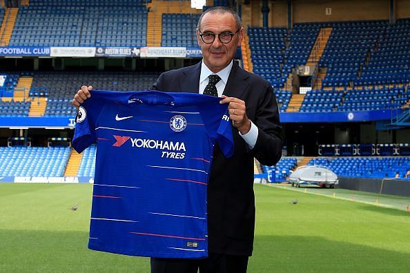 Maurizio Sarri joined Chelsea last summer
