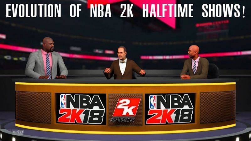 NBA 2K18&#039;s half-time show package - which looks eerily similar to this year&#039;s version