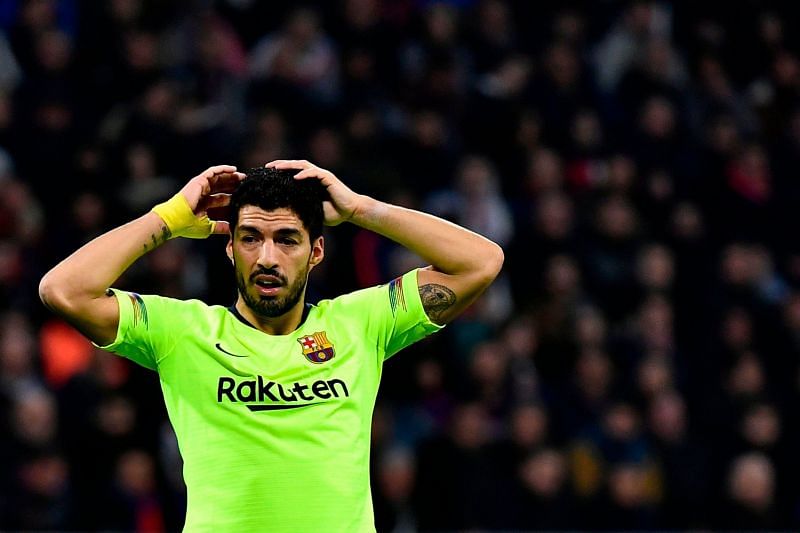 Luis Suarez put on a horror-show against Lyon