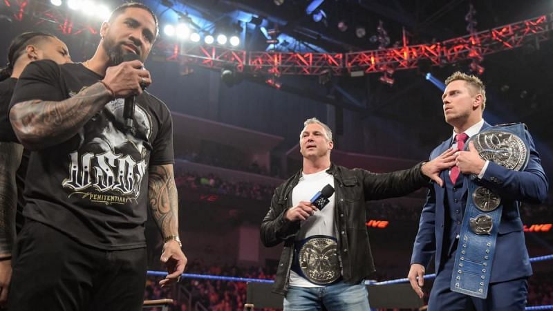 WWE Elimination Chamber 2019: The Usos vs Shane McMahon and The Miz