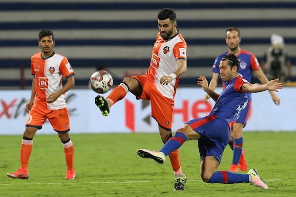 Ahmed Jahouh failed to stamp his authority on the match [Image: ISL]