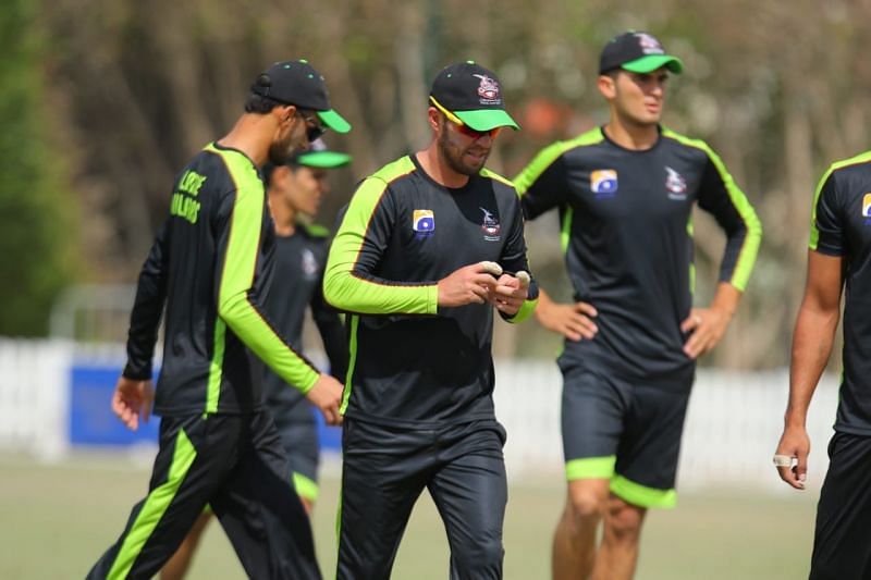 AB de Villiers during Lahore Qalandars Training