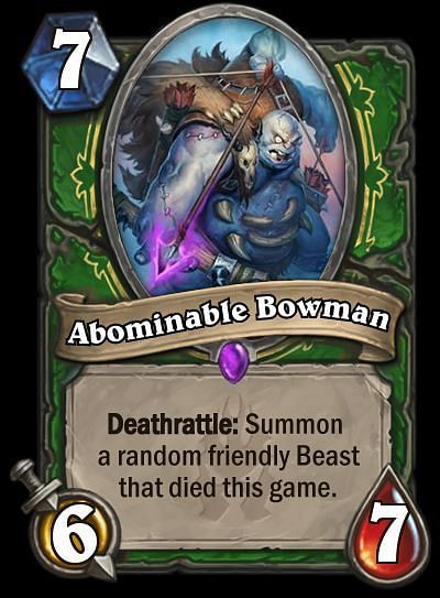 Image result for hearthstone abominable bowman
