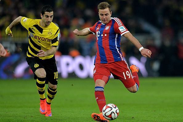Mario Gotze scored on his first return to his previous club