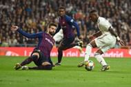 Vinicius had all Barca defenders and midfielders on the extra high alter, who were hell-bent on stopping the Brazilian teenager who's playing his first professional season in LaLiga.