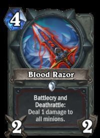 Image result for Blood Razor hearthstone