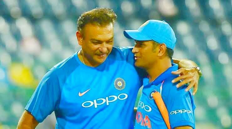 Ravi Shasthri And Dhoni