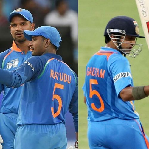 numbers of Indian National Cricket Team 